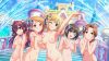 Anime girls naked, nude, colorful, castle, porn wallpapers free anime