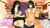 Free Hentai Wallpaper: Anime Girl with Big Tits in Bedroom