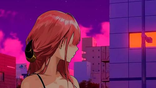 Hot anime girl - mobile wallpaper - android & ios